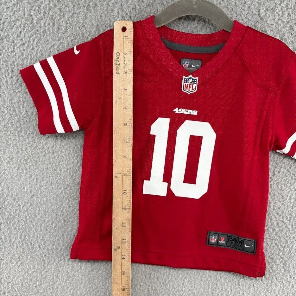 Nike San Francisco 49ers #10 Garoppolo Infant Jersey Red – Size 24M | NFL